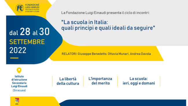 La scuola in Italia: quali principi e quali ideali seguire