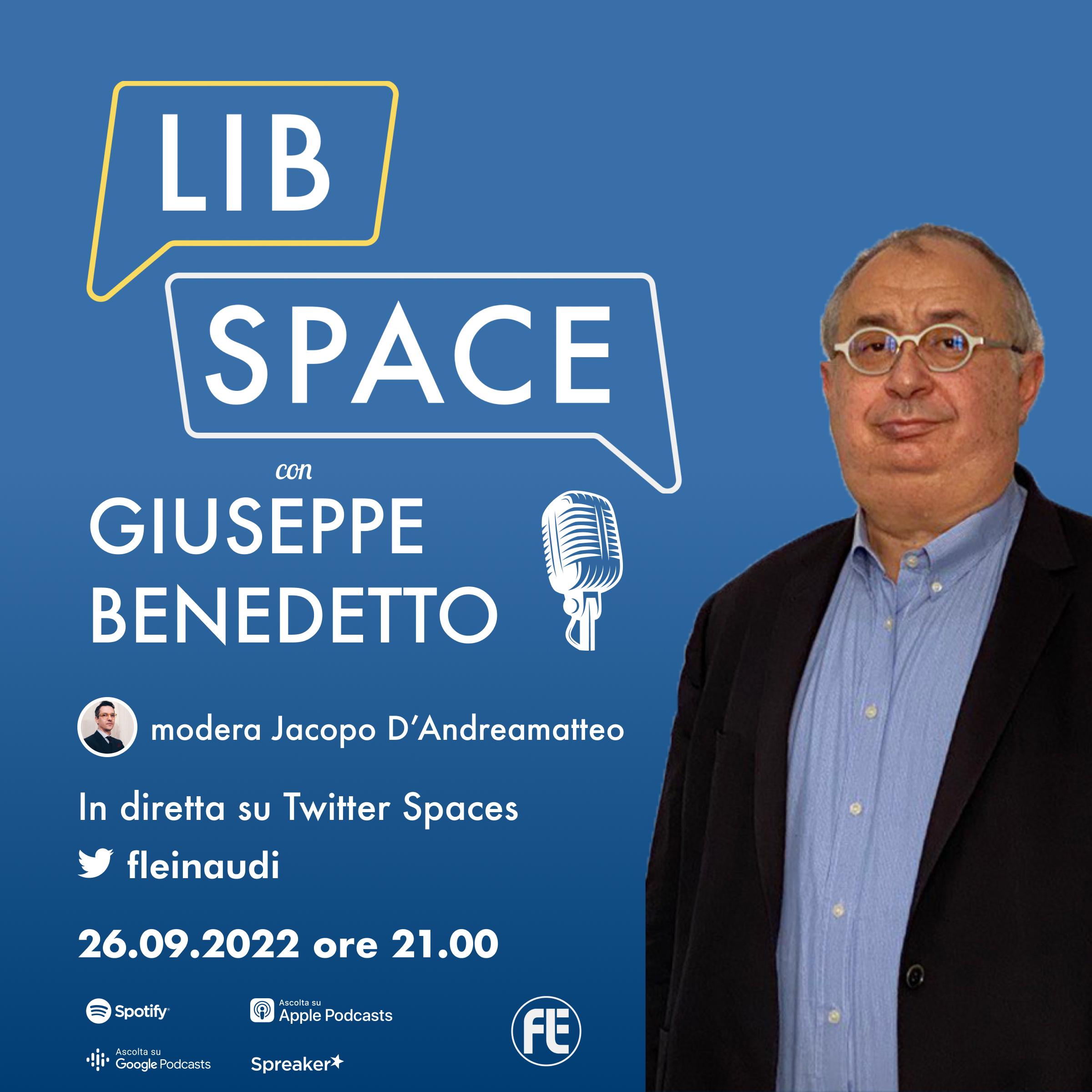 LibSpace con Giuseppe Benedetto