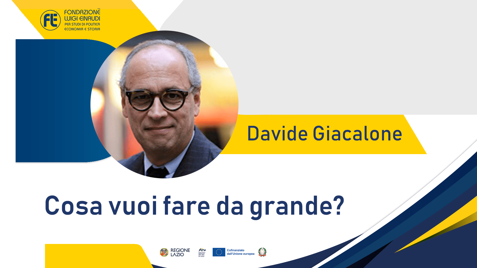 Conoscere per crescere. Cosa vuoi fare da grande? di Davide Giacalone