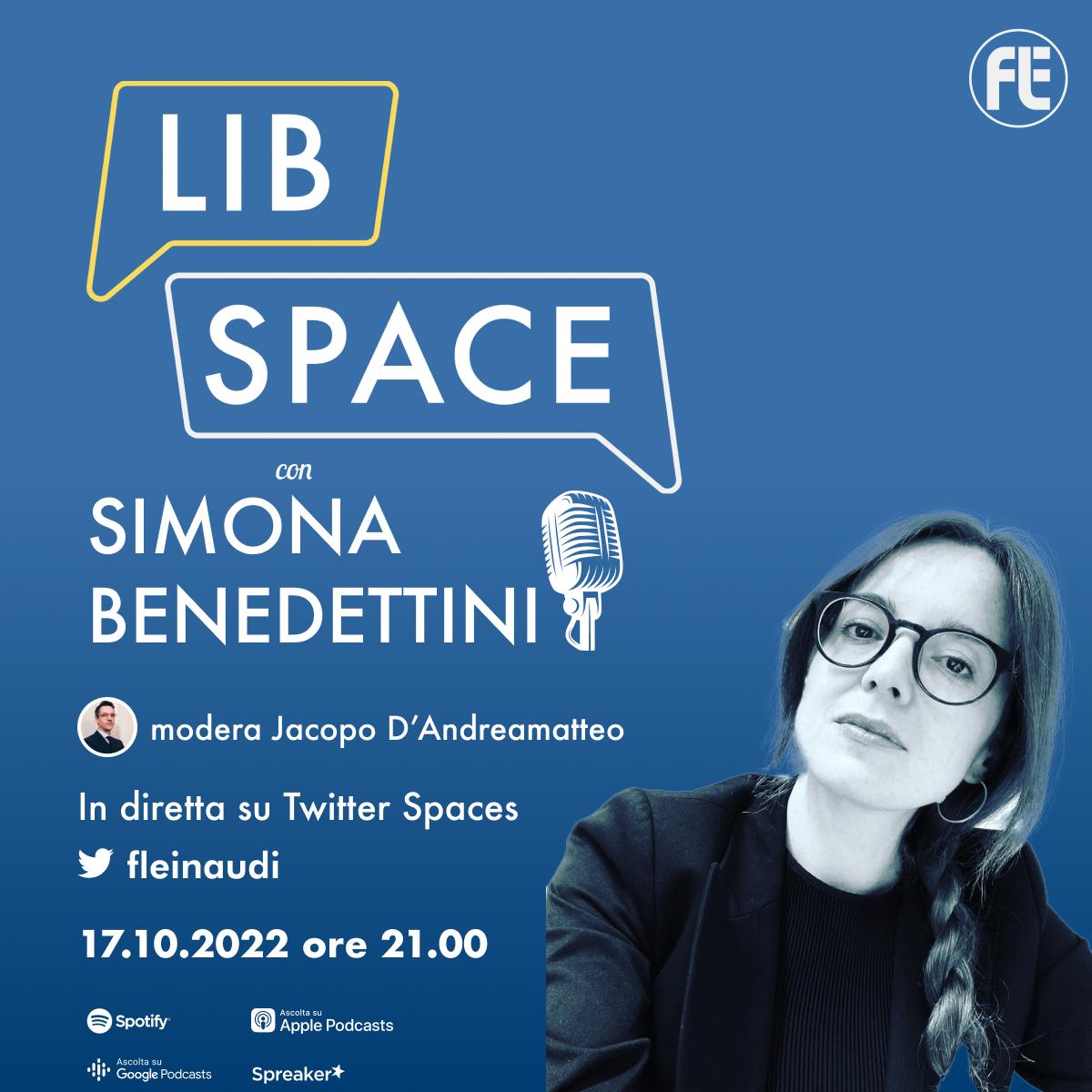 LibSpace con Simona Benedettini