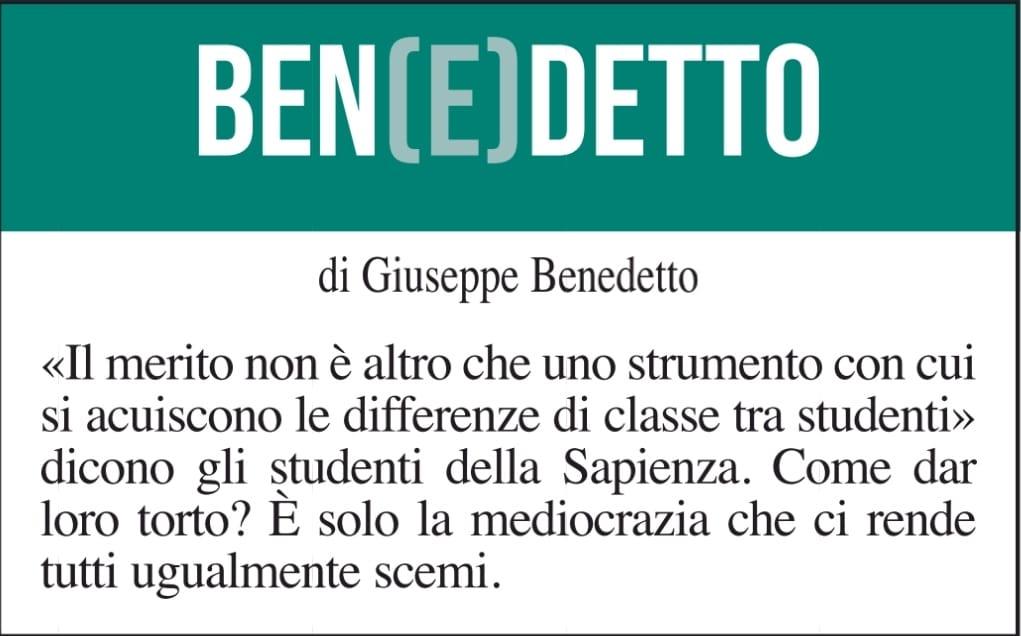 Ben(e)detto 4 novembre 2022