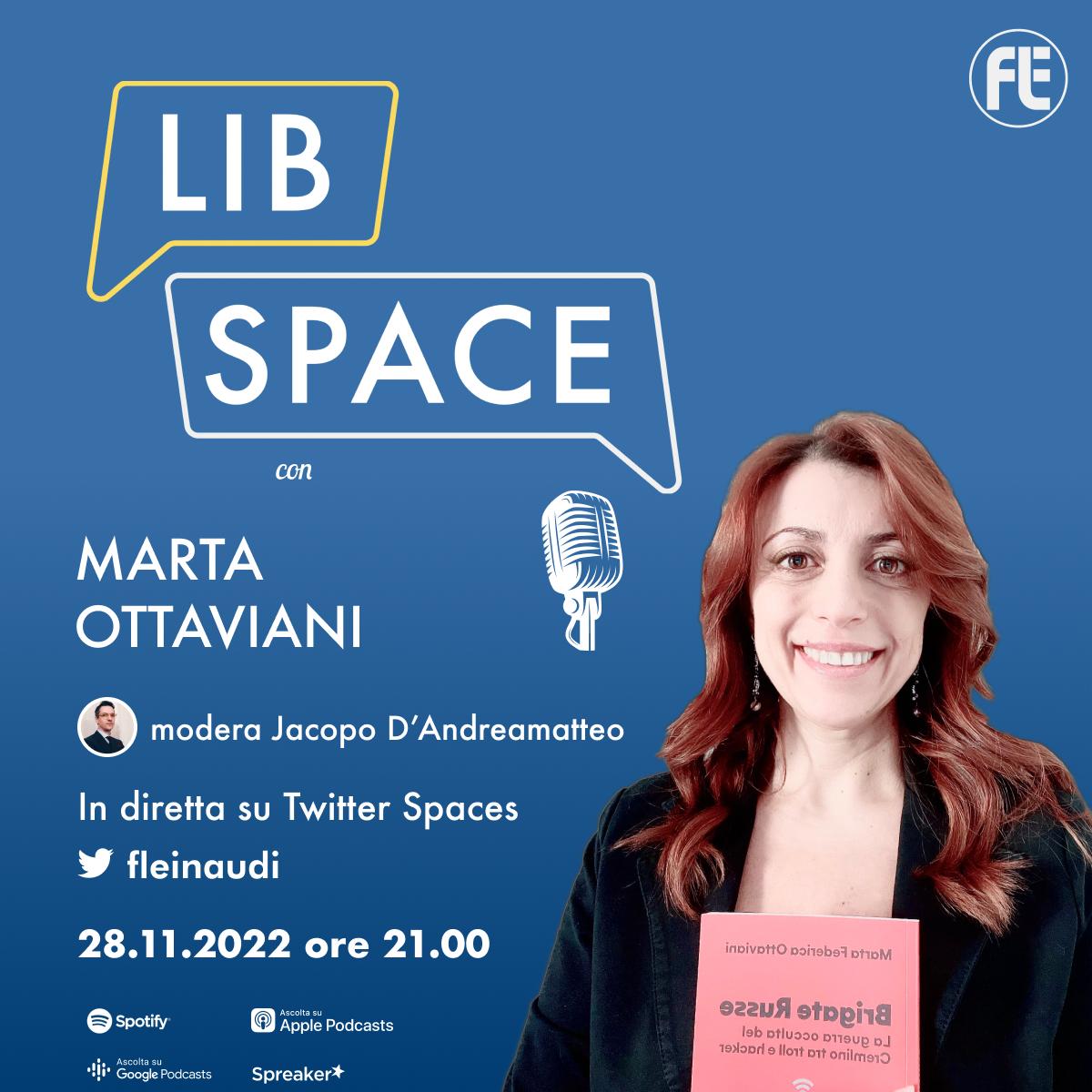 LibSpace con Marta Ottaviani