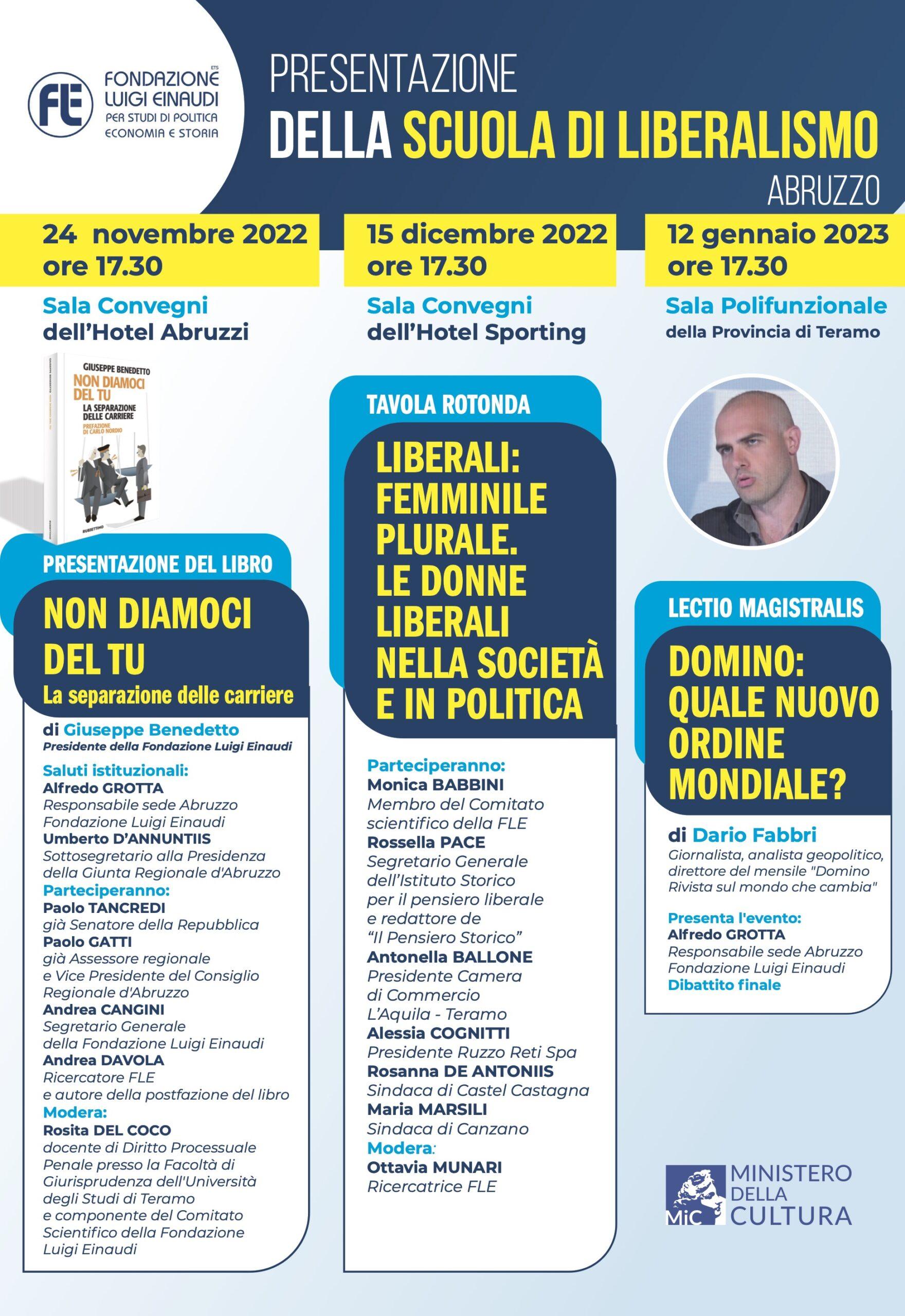 Scuola di Liberalismo 2022 – Abruzzo