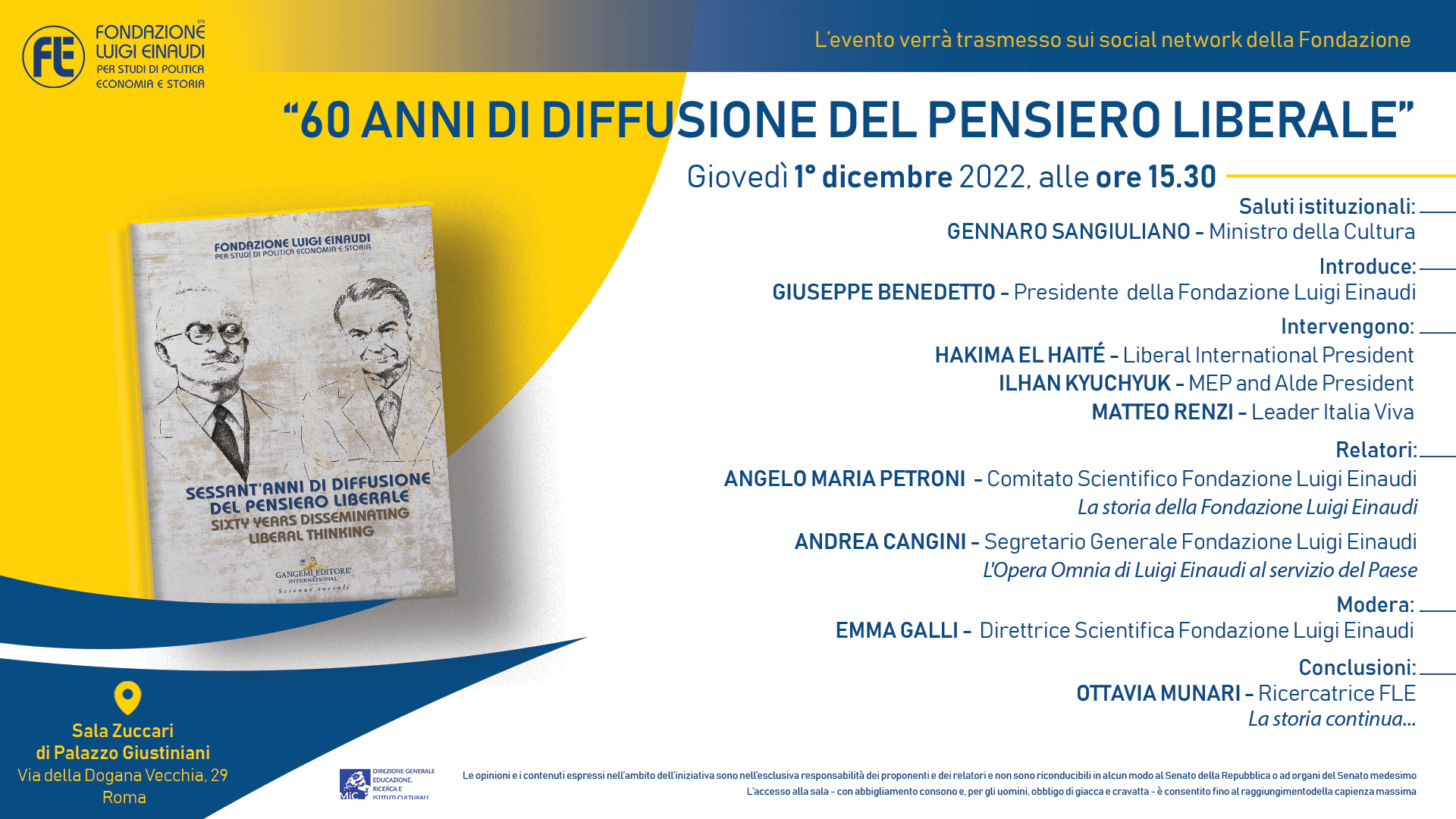 60 anni di diffusione del pensiero liberale