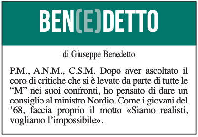 Ben(e)detto – 9 dicembre 2022