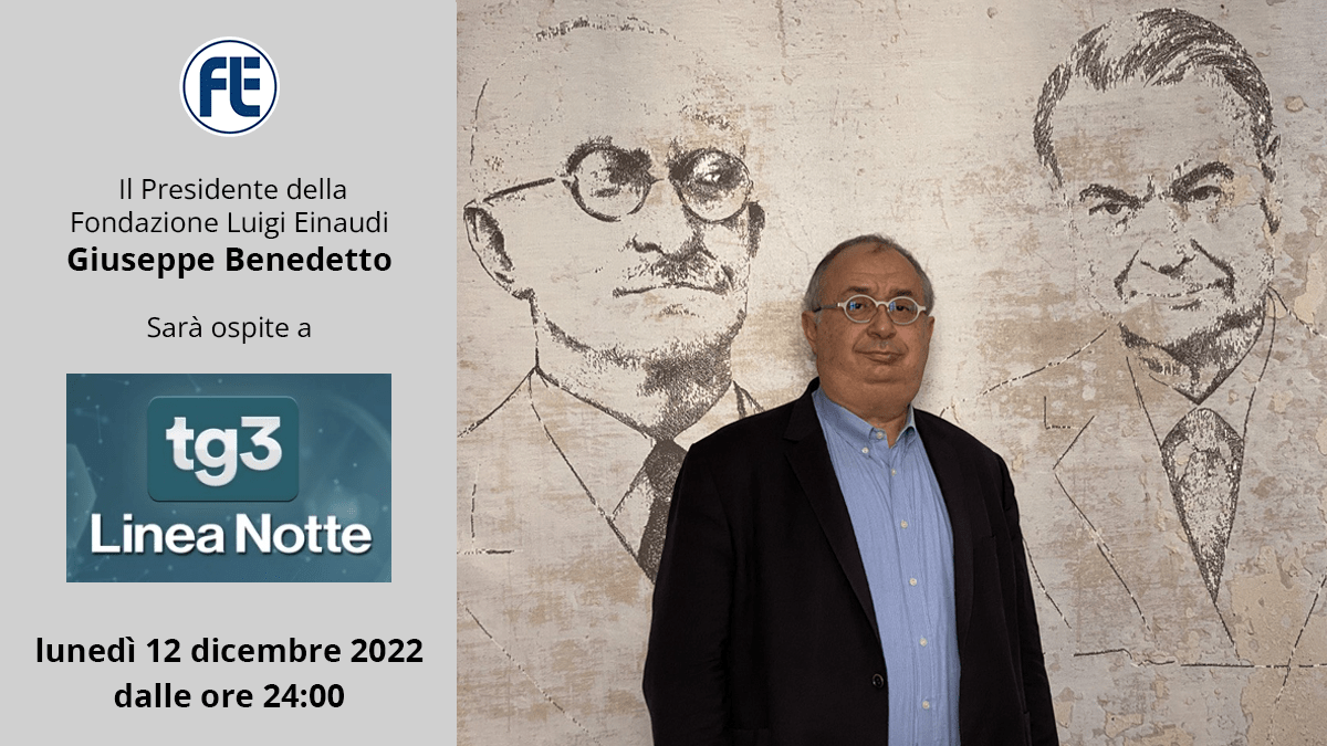 Il Presidente Giuseppe Benedetto sarà ospite a Linea Notte – Tg3