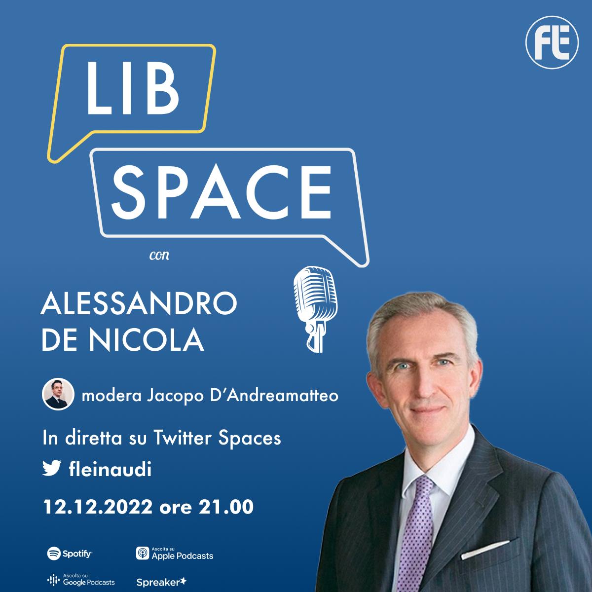 LibSpace con Alessandro De Nicola