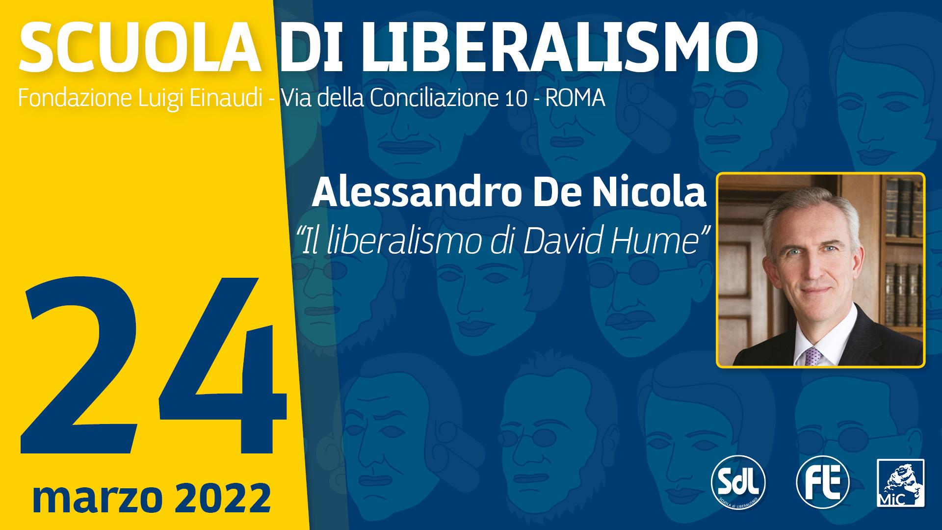 Scuola di Liberalismo 2022 – Alessandro De Nicola “Il liberalismo di David Hume”