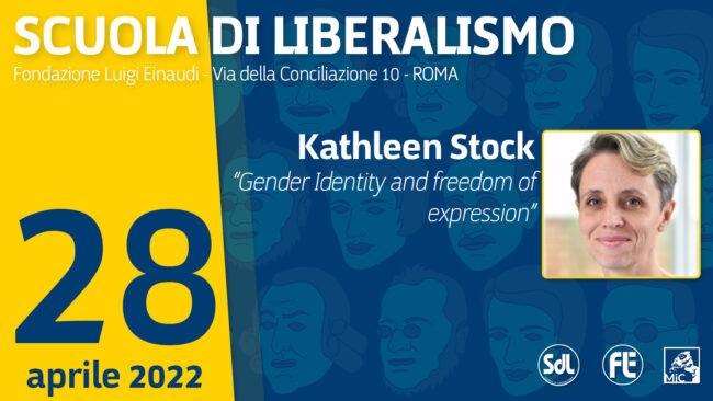 Scuola di Liberalismo 2022 - Kathleen Stock “Gender Identity and freedom of expression”