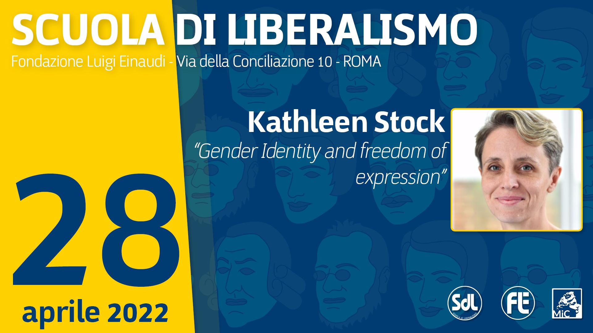 Scuola di Liberalismo 2022 – Kathleen Stock “Gender Identity and freedom of expression”