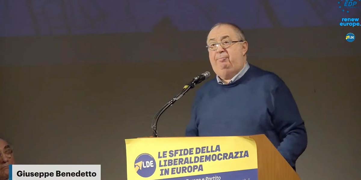 Intervento del Presidente Giuseppe Benedetto alla Costituente LDE – Milano, 14 Gennaio 2023