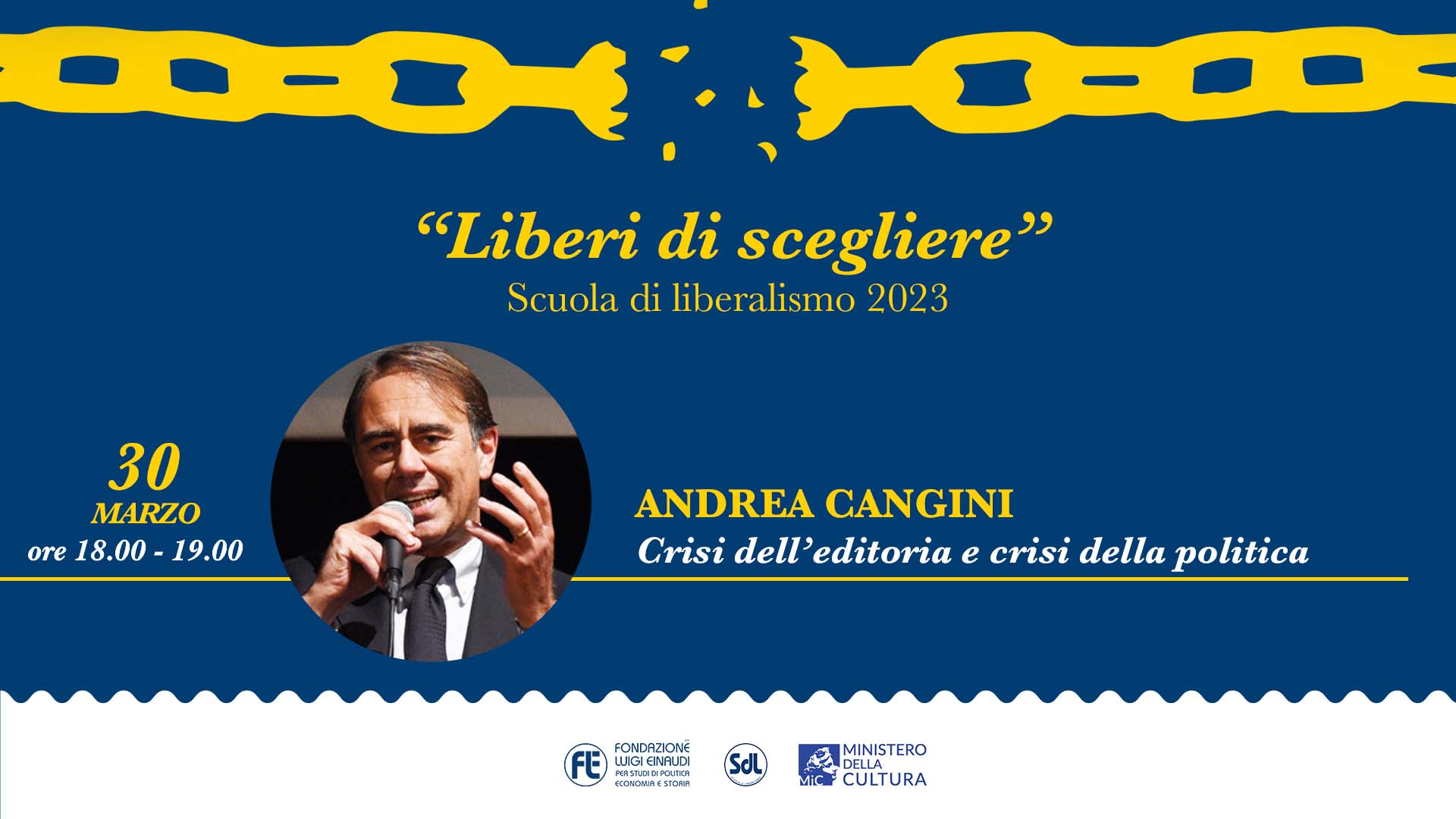 Scuola di Liberalismo 2023 – Andrea Cangini, Crisi dell’editoria e crisi della politica