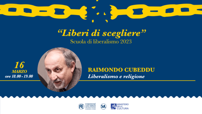 Scuola di Liberalismo 2023 – Raimondo Cubeddu, Liberalismo e religione