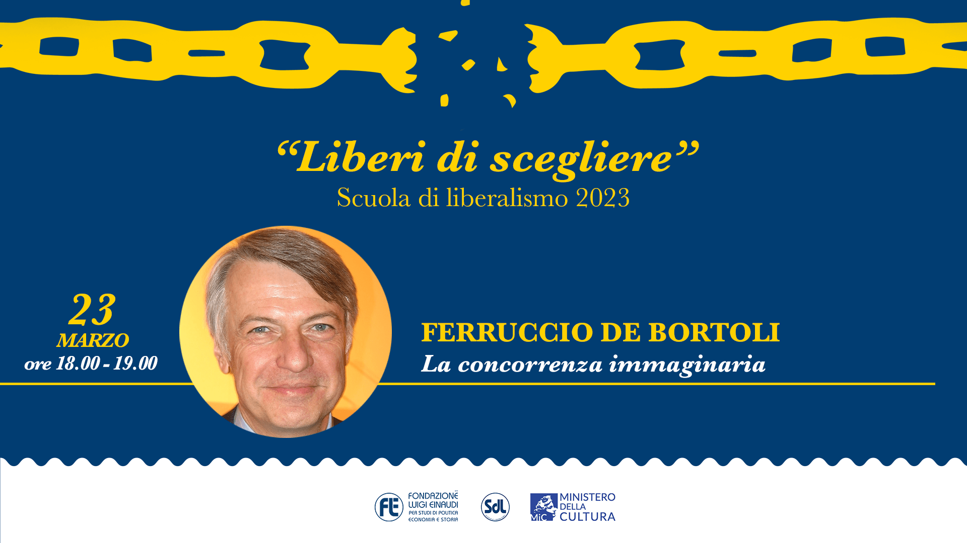 Scuola di Liberalismo 2023 – Ferruccio De Bortoli, La concorrenza immaginaria