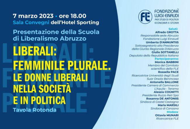 Presentazione della Scuola di Liberalismo 2023 - Abruzzo
