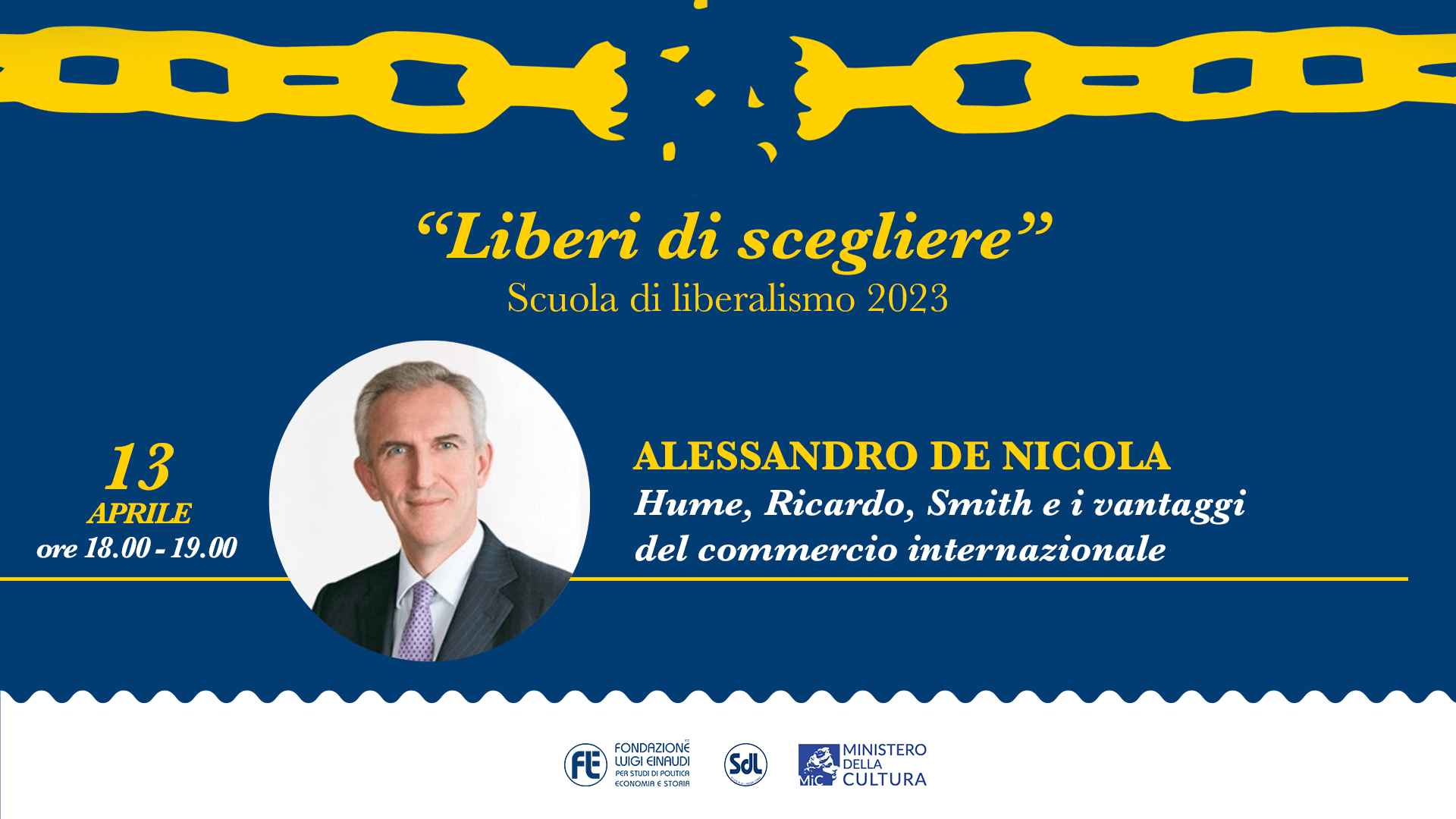 Scuola di Liberalismo 2023 – Alessandro De Nicola, Hume, Ricardo, Smith e i vantaggi del commercio internazionale