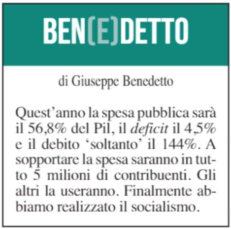 Ben(e)detto – 17 maggio 2023