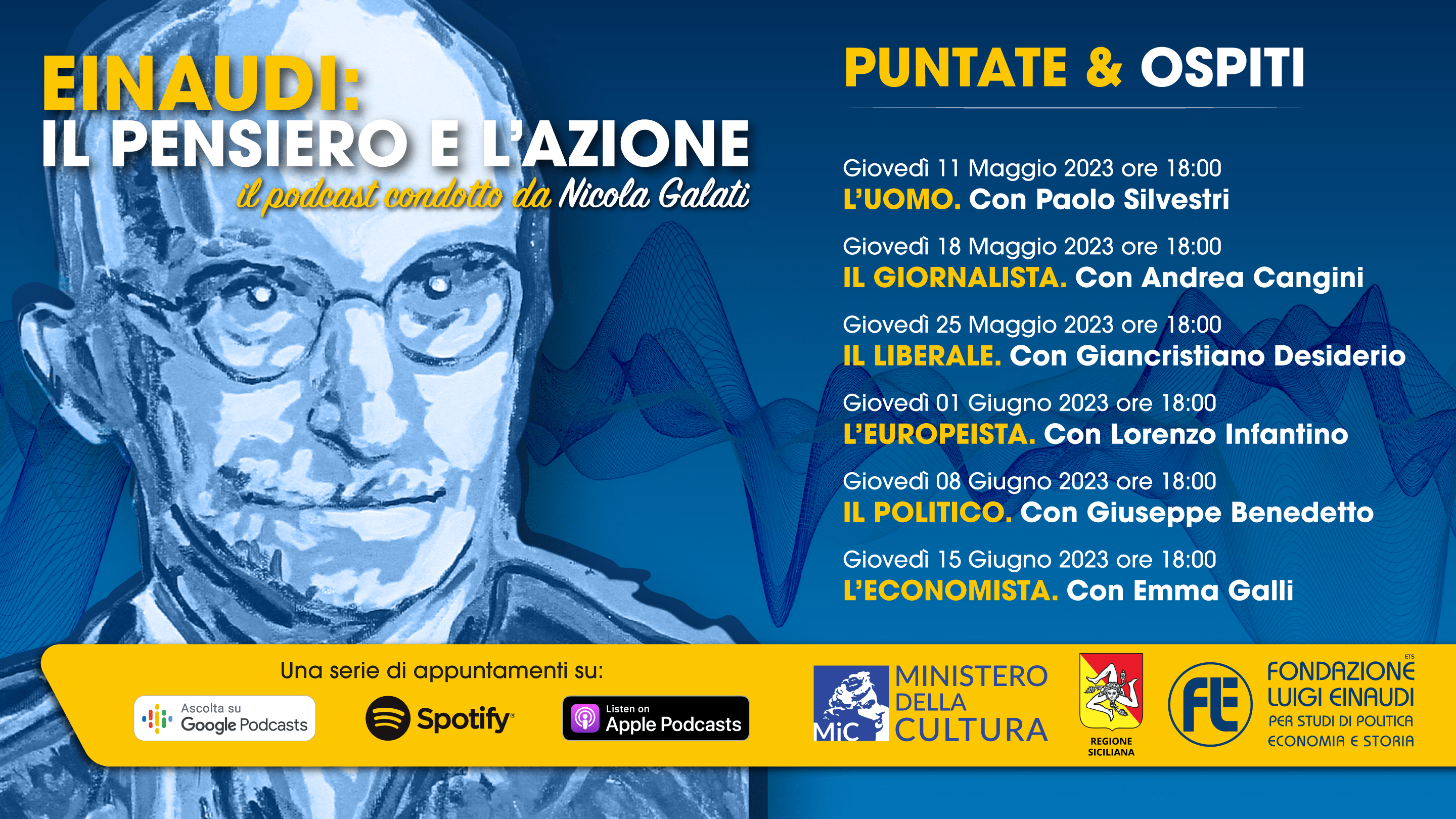 Einaudi: il pensiero e l’azione – Il podcast condotto da Nicola Galati