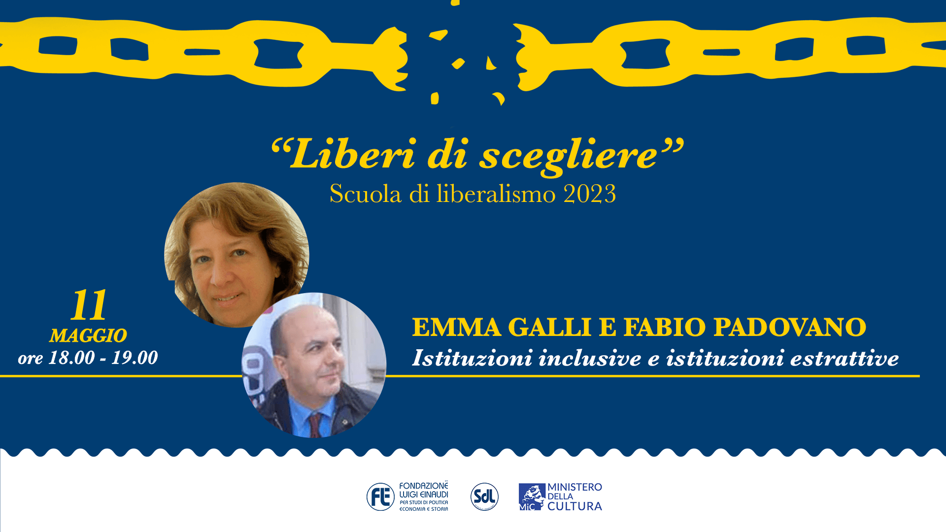 Scuola di Liberalismo 2023 – Emma Galli e Fabio Padovano, Istituzioni inclusive e istituzioni estrattive