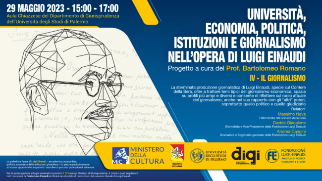 Università, Economia, Politica, Istituzioni e Giornalismo nell’opera di Luigi Einaudi: Il giornalismo