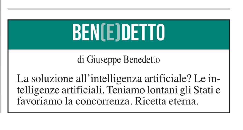 Ben(e)detto – 5 giugno 2023