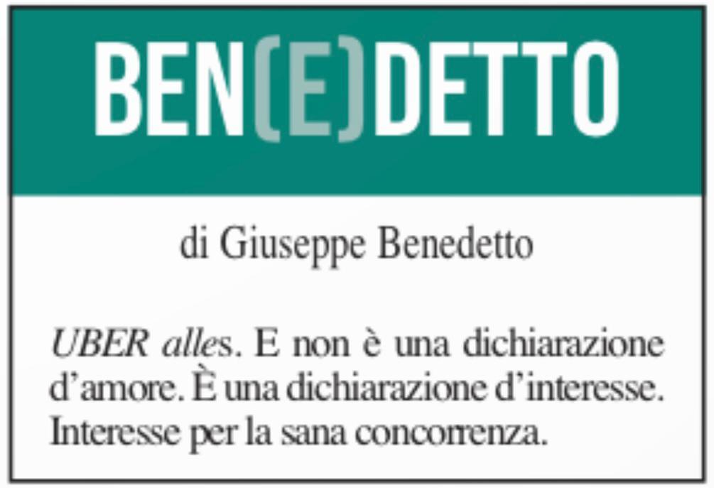 Ben(e)detto del 3 agosto 2023