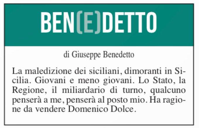 Ben(e)detto del 18 agosto 2023