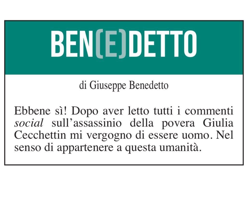 Ben(e)detto del 25 novembre 2023