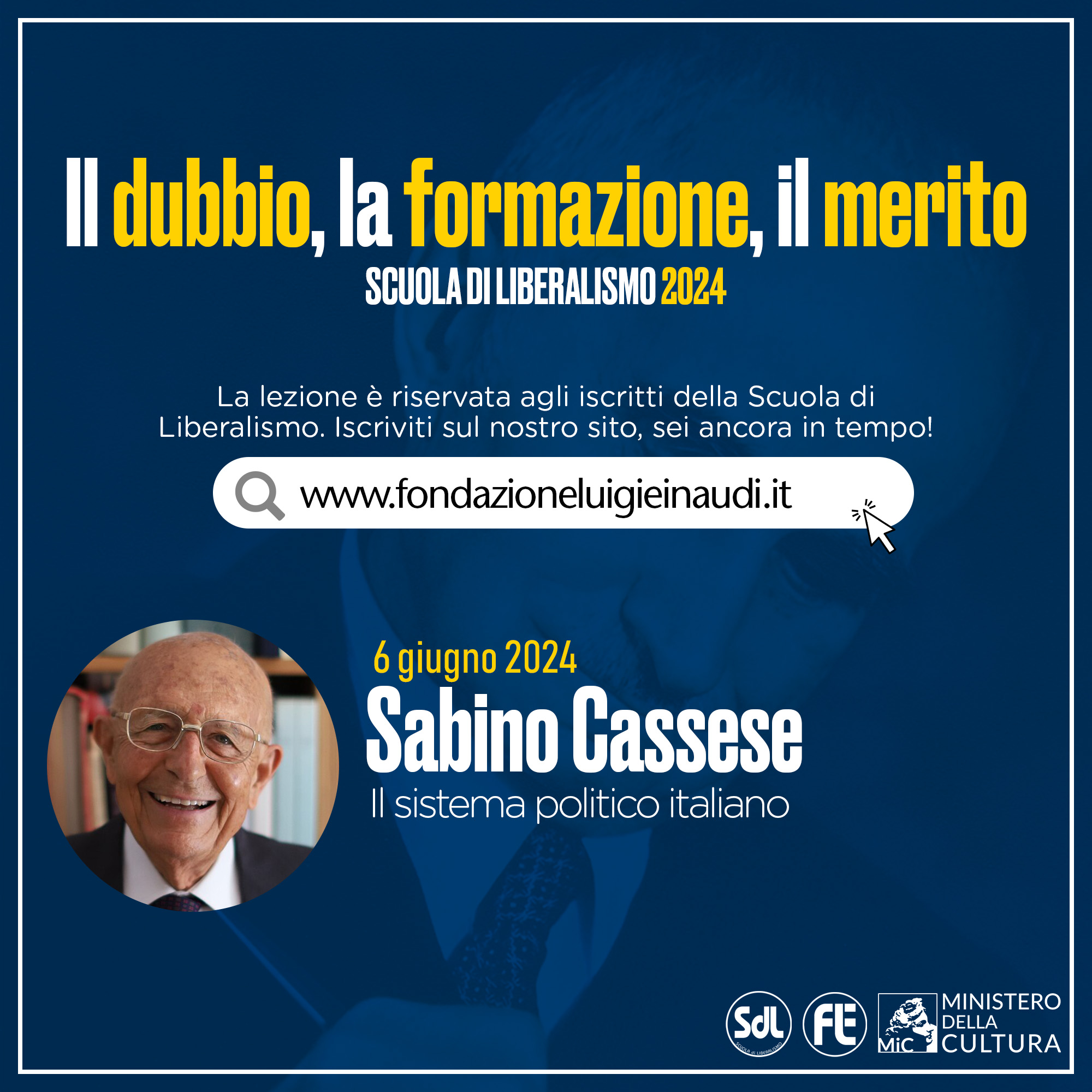 Scuola di Liberalismo 2024 – Sabino Cassese, Il sistema politico italiano