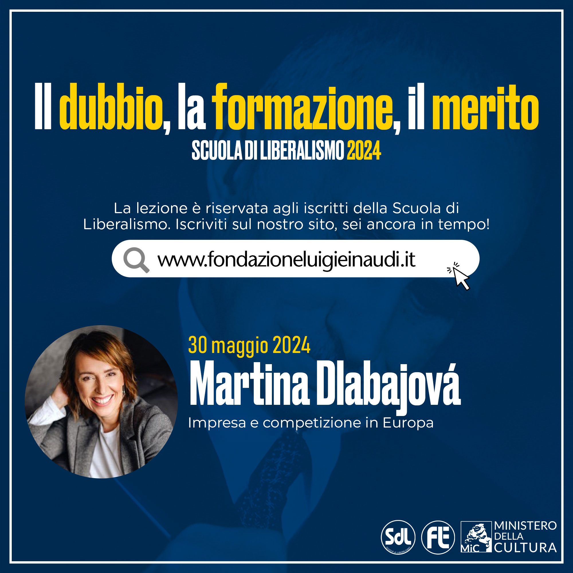 Scuola di Liberalismo 2024 – Martina Dlabajová, Impresa e competizione in Europa