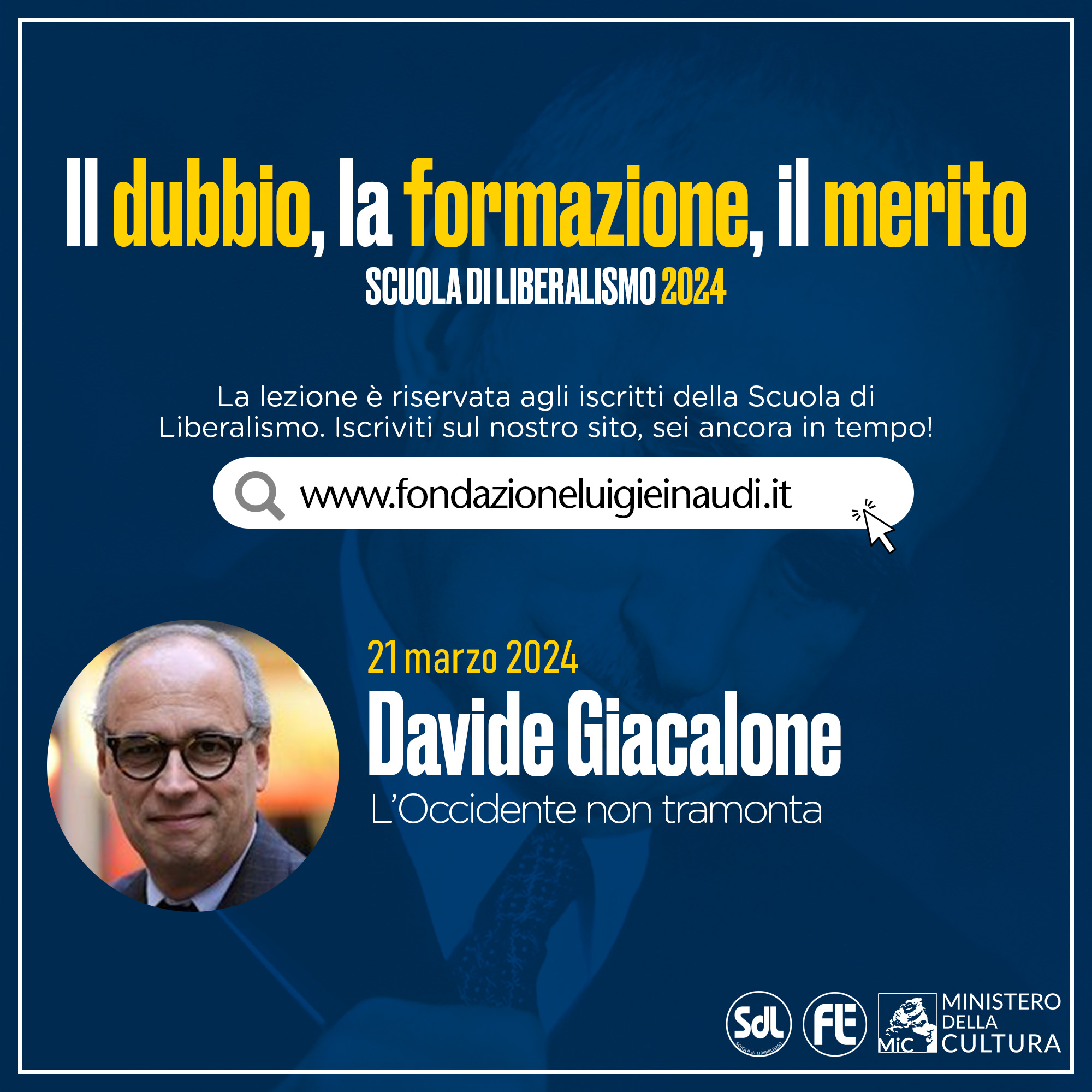 Scuola di Liberalismo 2024 – Davide Giacalone, L’Occidente non tramonta