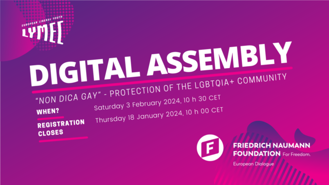 LYMEC Digital Assembly – ‘Non dica gay’ – Protection of LGBTQIA+ rights in Italy and beyond