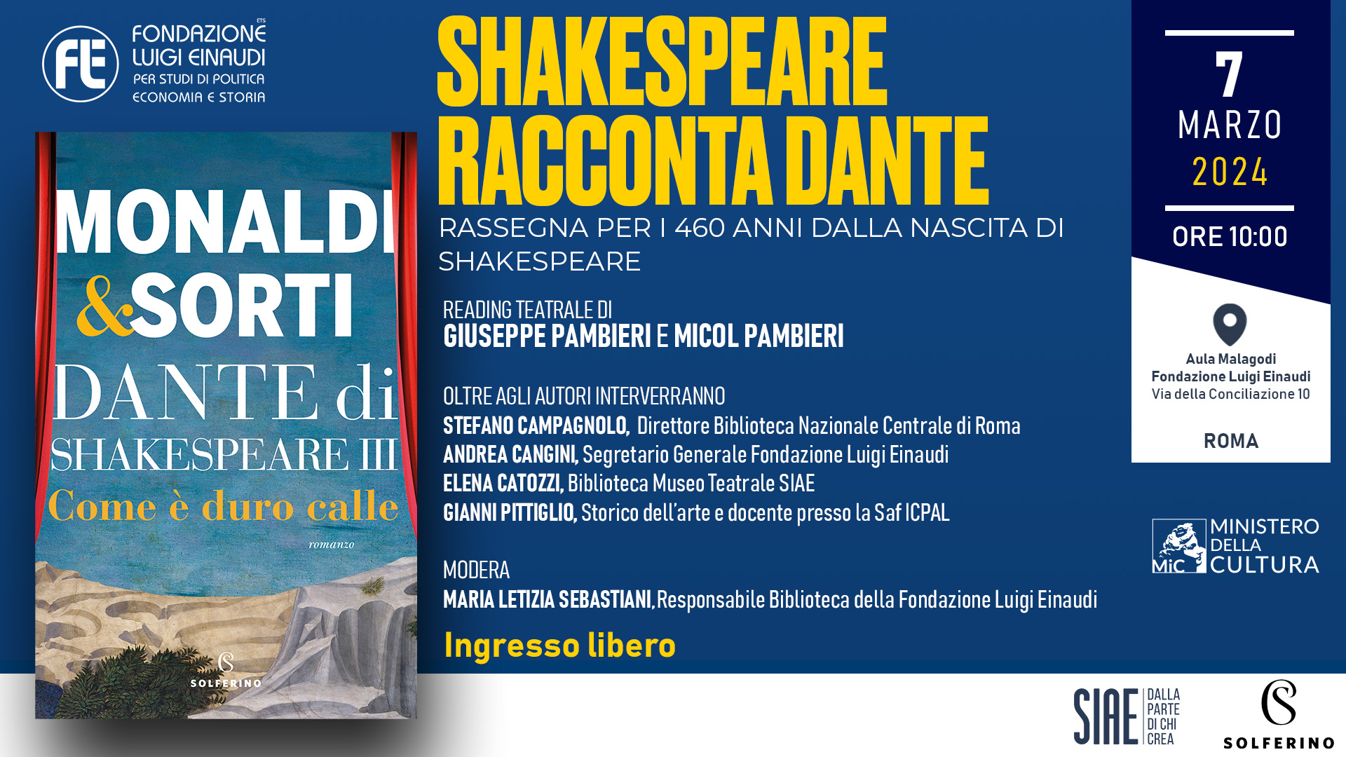 Shakespeare racconta Dante