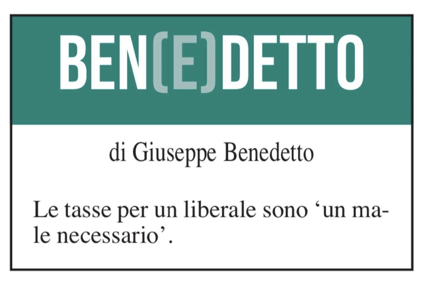 Ben(e)detto del 16 marzo 2024