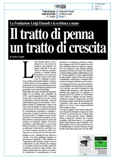 Il tratto di penna un tratto di crescita