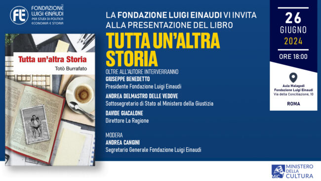 Presentazione del libro “Tutta un’altra storia” di Totò Burrafato