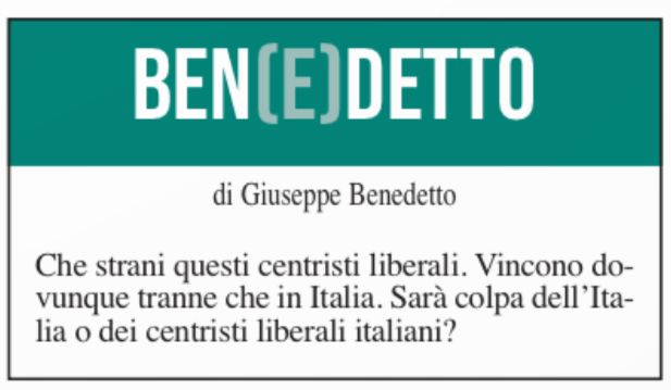 Ben(e)detto del 10 luglio 2024
