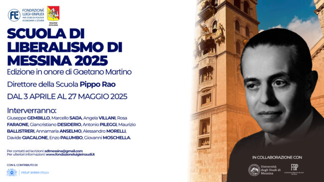 Scuola di Liberalismo 2025 – Messina: Evento dell’inaugurazione della Scuola