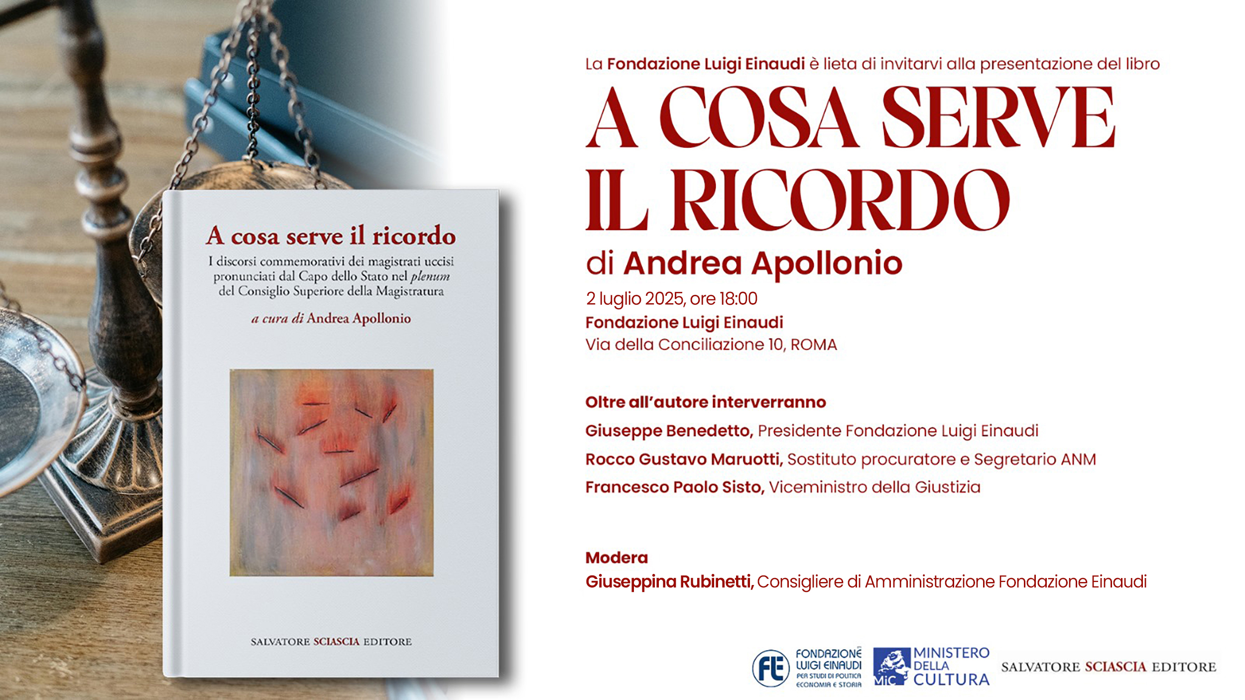 Presentazione del libro “A cosa serve il ricordo” di Andrea Apollonio