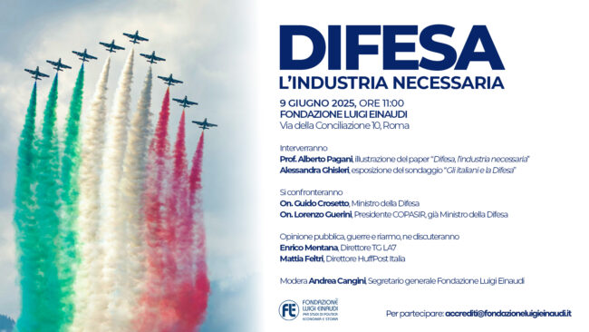 Difesa, l’industria necessaria