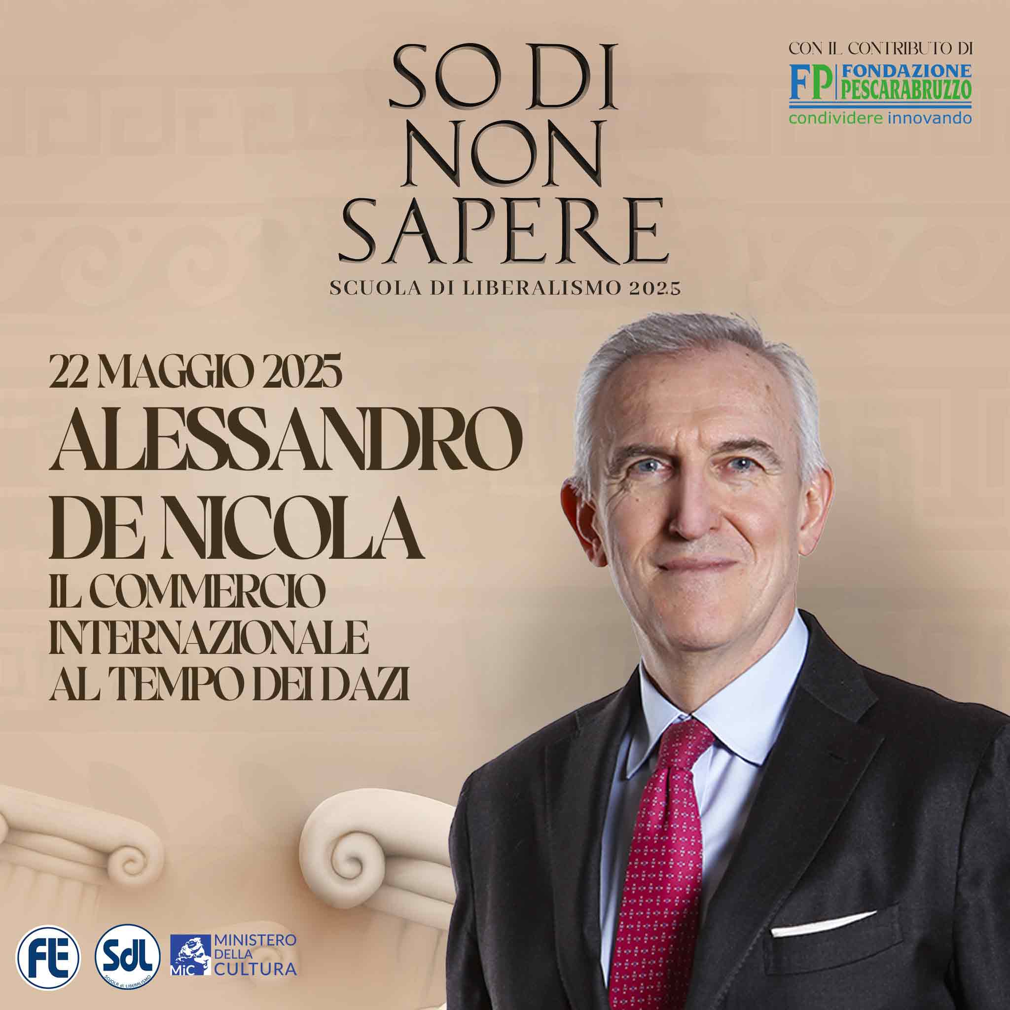 Scuola di Liberalismo 2025: Alessandro De Nicola – Il commercio internazionale al tempo dei dazi