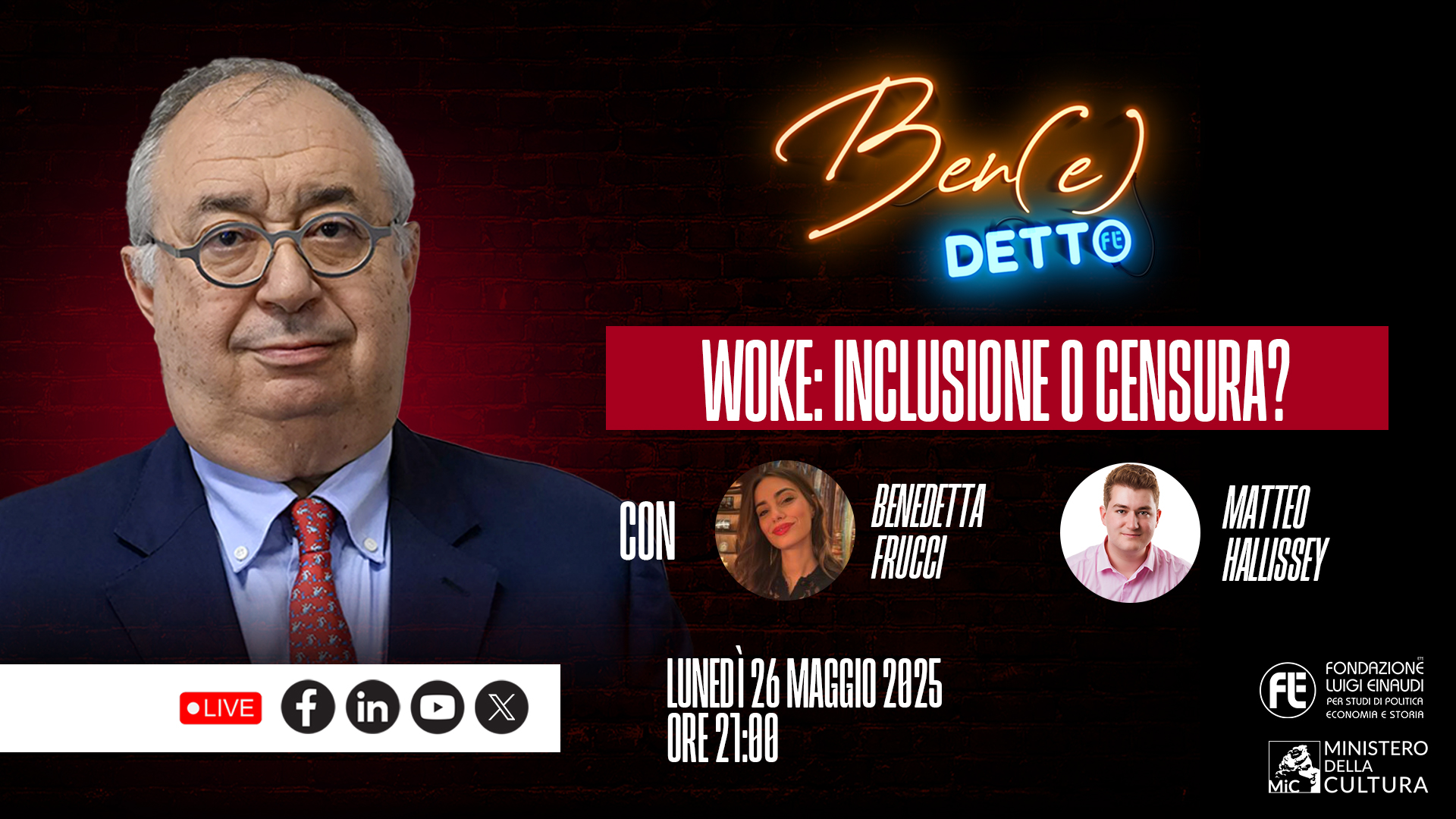 Ben(e)detto – Woke: inclusione o censura?