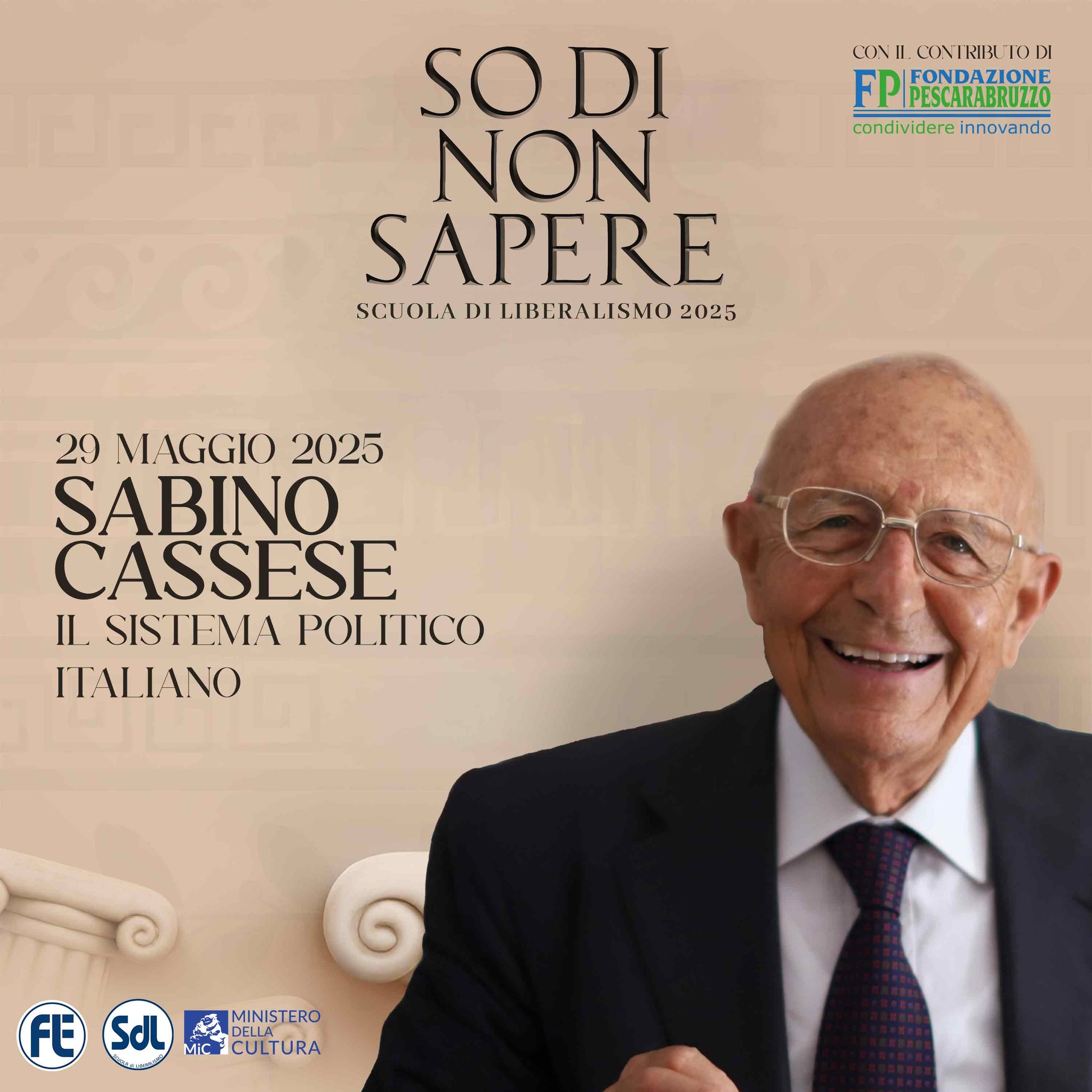 Scuola di Liberalismo 2025: Sabino Cassese – Il sistema politico italiano