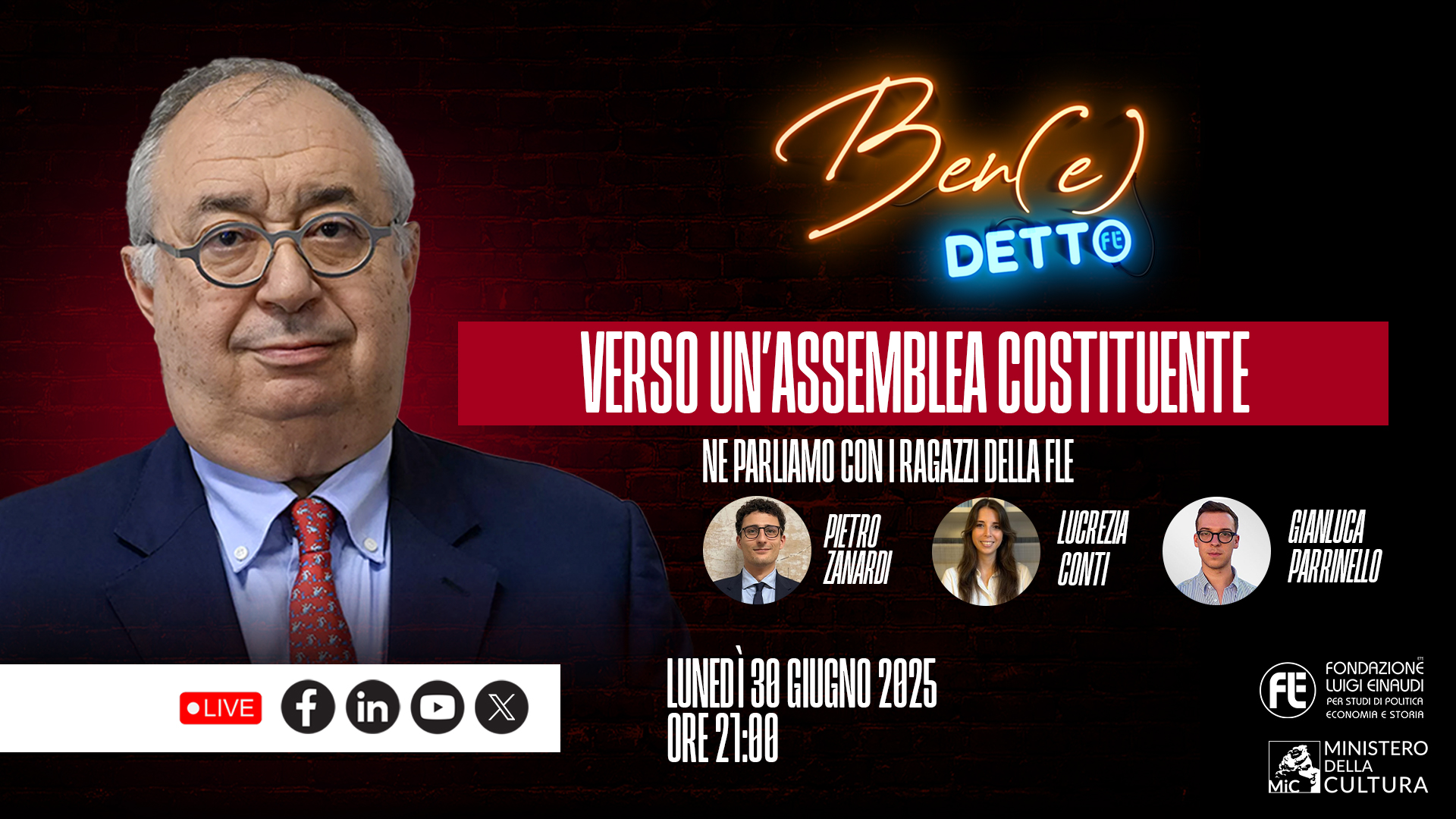 Ben(e)detto – Verso un’Assemblea Costituente