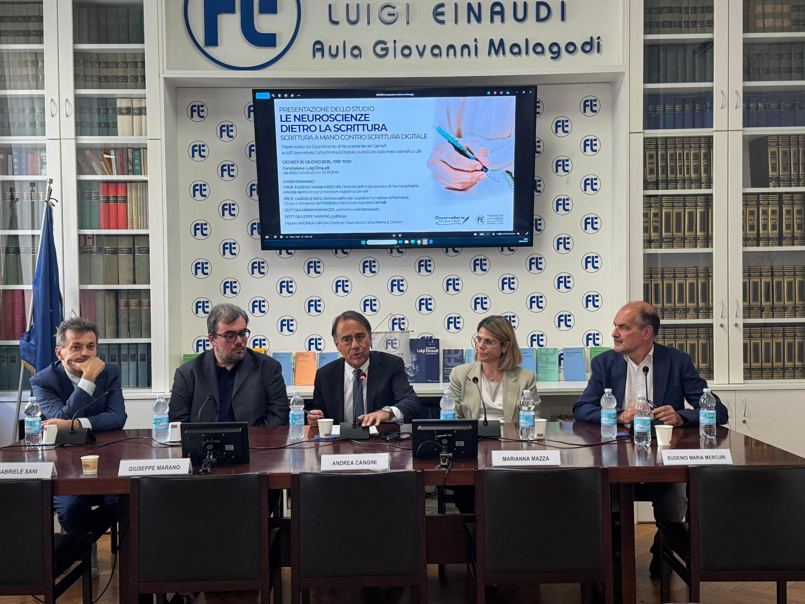 Presentato in Fondazione Einaudi lo studio “Scrittura a mano vs digitazione: chi vince la battaglia” 