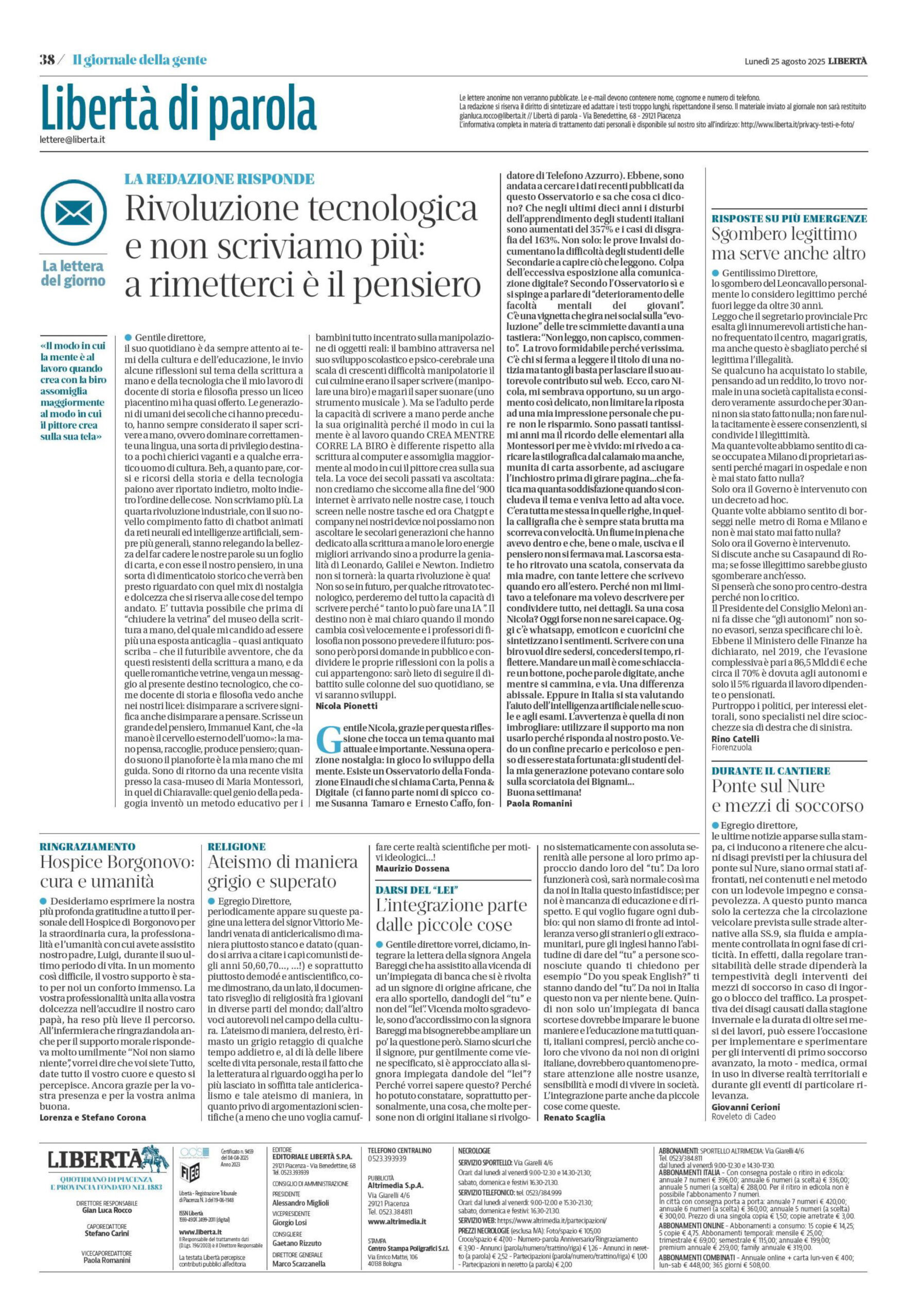 Rivoluzione tecnologica e non scriviamo più: a rimetterci è il pensiero