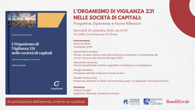 L’organismo di vigilanza 231 nelle società di capitali: prospettive, esperienze e nuove riflessioni
