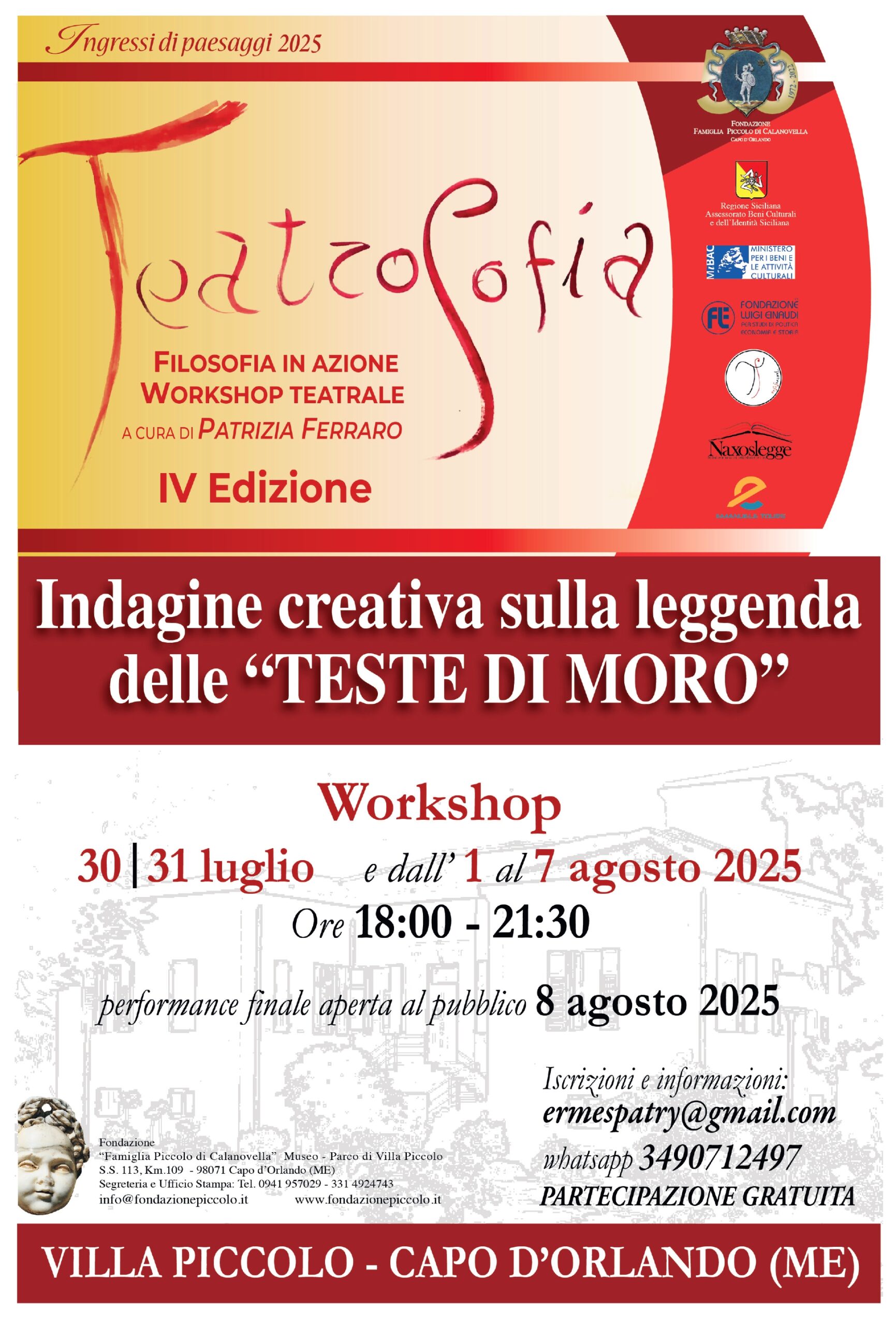 Indagine creativa sulla leggenda delle “TESTE DI MORO”