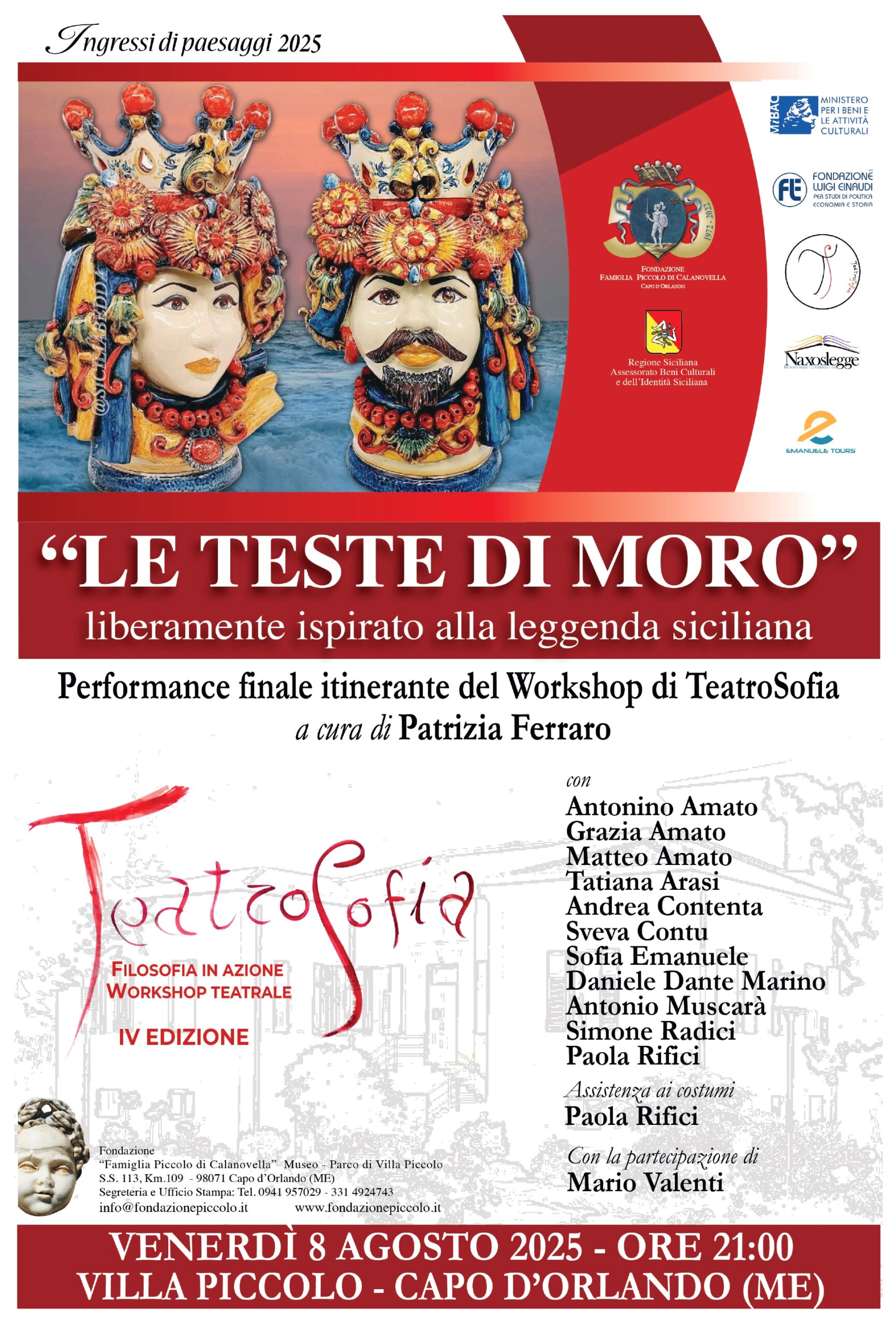 “Le teste di moro” liberamente ispirato alla leggende siciliana