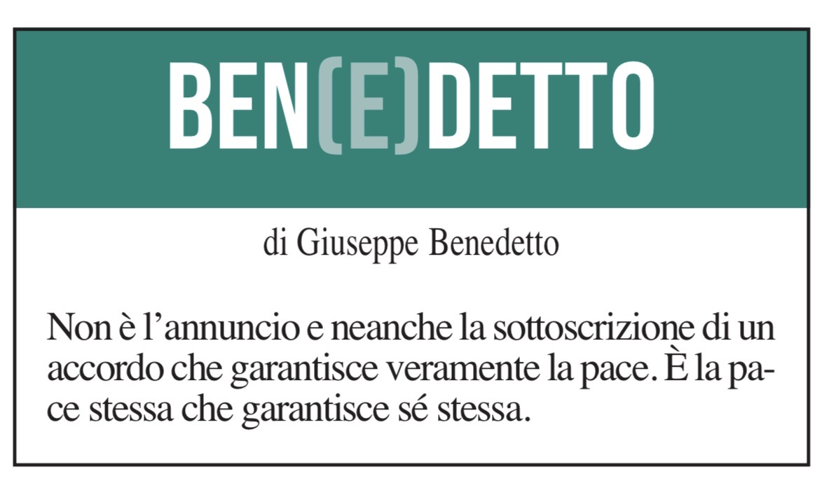 Ben(e)detto del 10 ottobre 2025